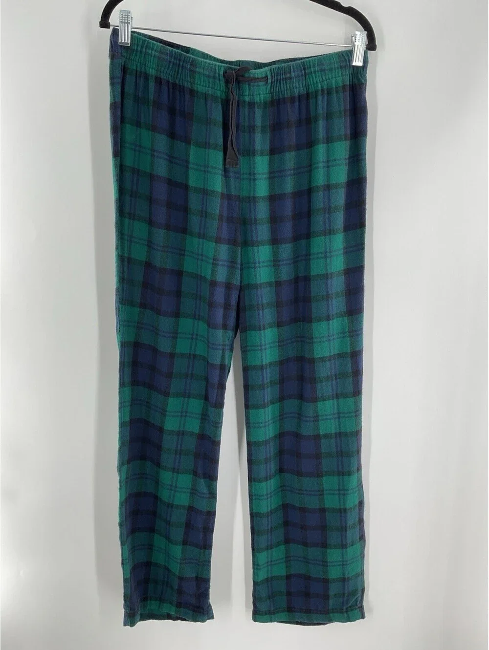 Old Navy Medium Flannel Pajama Pants Men’s Blue Green 106